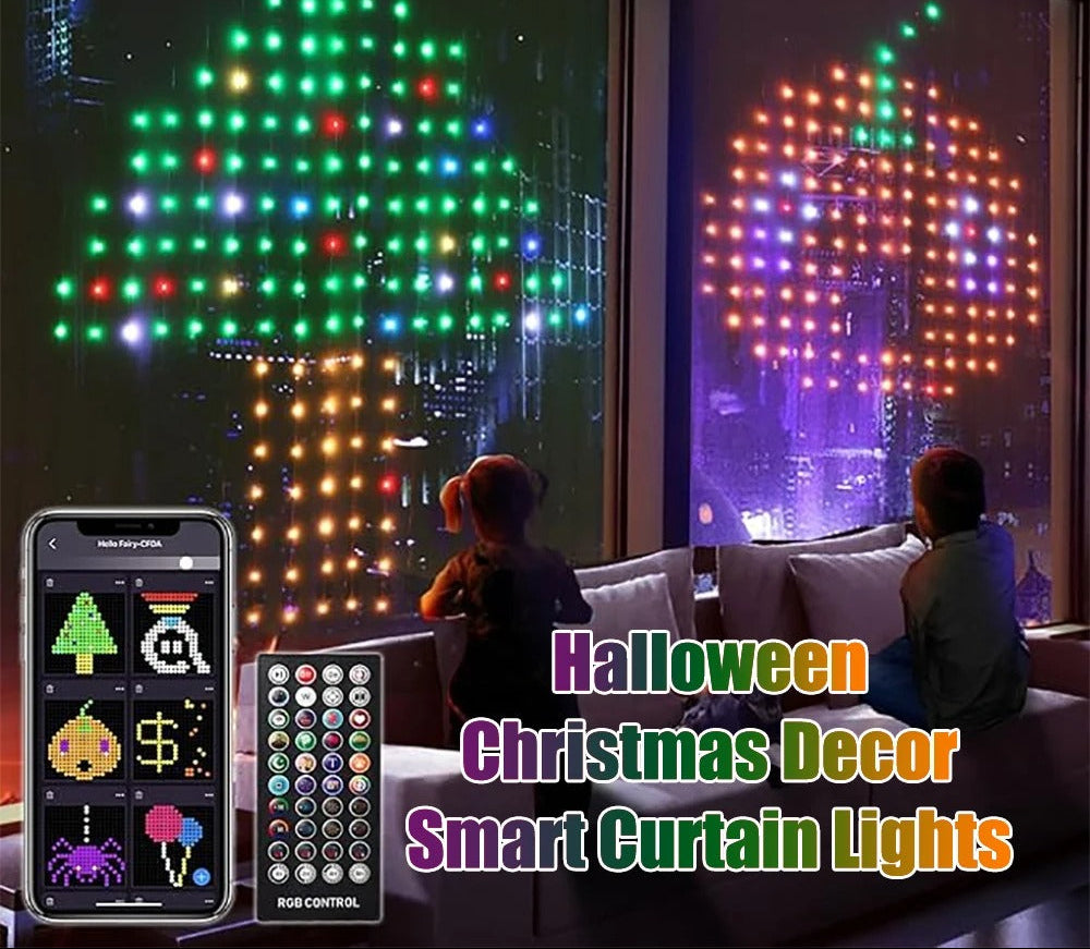 Bluetooth Curtain Light Christmas Atmosphere LED Light String
