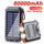 Solar Power Bank 80000mAh – Waterproof Portable Charger with Dual Flashlight & Compass