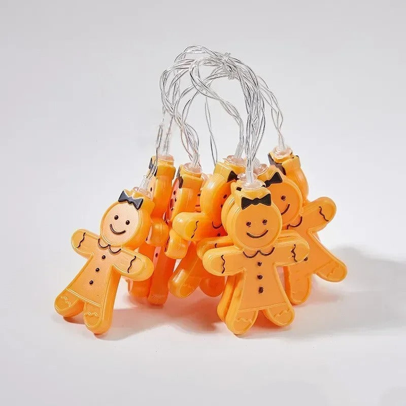 Gingerbread Man String Lights