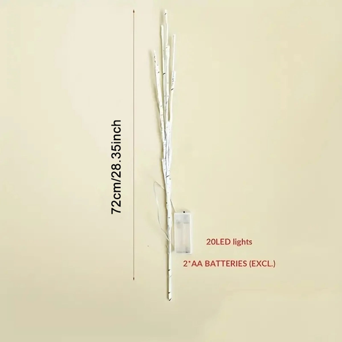 White Birch Branch Lights