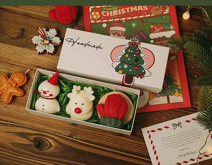 Handmade Christmas Scented Candle Gift Set