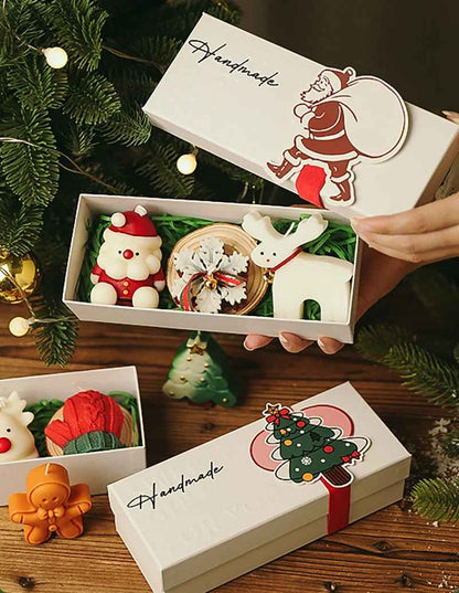 Handmade Christmas Scented Candle Gift Set
