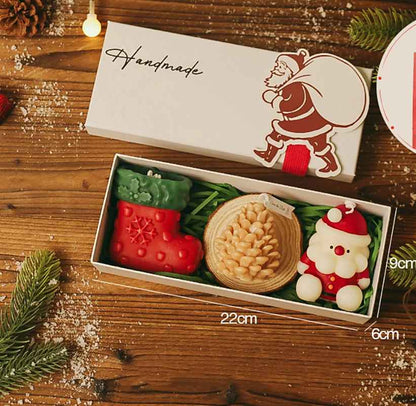 Handmade Christmas Scented Candle Gift Set