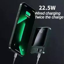 100000mAh Wireless Magnetic Power Bank – Super Fast Charge, Ultra Portable