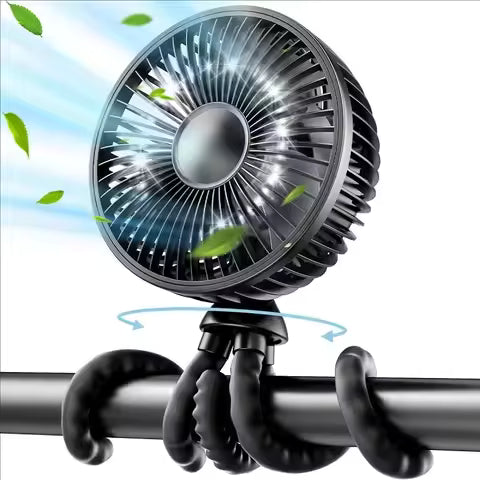 Mini Handheld Octopus Folding Fan