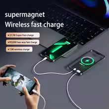 100000mAh Wireless Magnetic Power Bank – Super Fast Charge, Ultra Portable