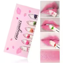 6pc Set: Temperature Color Changing Crystal Jelly Lipstick – Moisturizing, Waterproof, Long-Lasting Glow