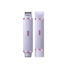 Electric Shaver for Women – Waterproof Wet & Dry 2-in-1 Dual Head Bikini Hair Trimmer