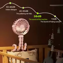 Mini Handheld Octopus Folding Fan