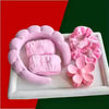 6-Piece Plush Skincare Headband, Wristband & Hair Clip Set – Spa & Makeup Essentials