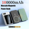 100000mAh Wireless Magnetic Power Bank – Super Fast Charge, Ultra Portable