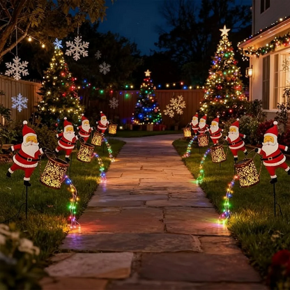 Chritmas Santa Kettle Light