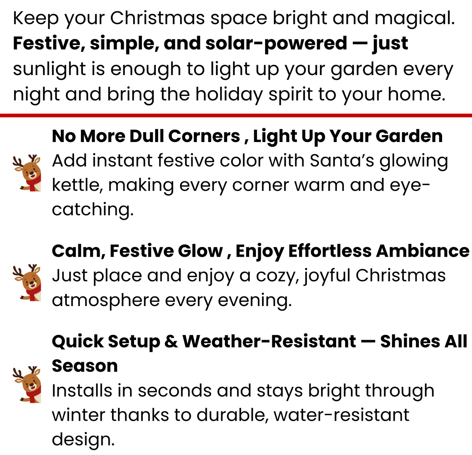 Chritmas Santa Kettle Light