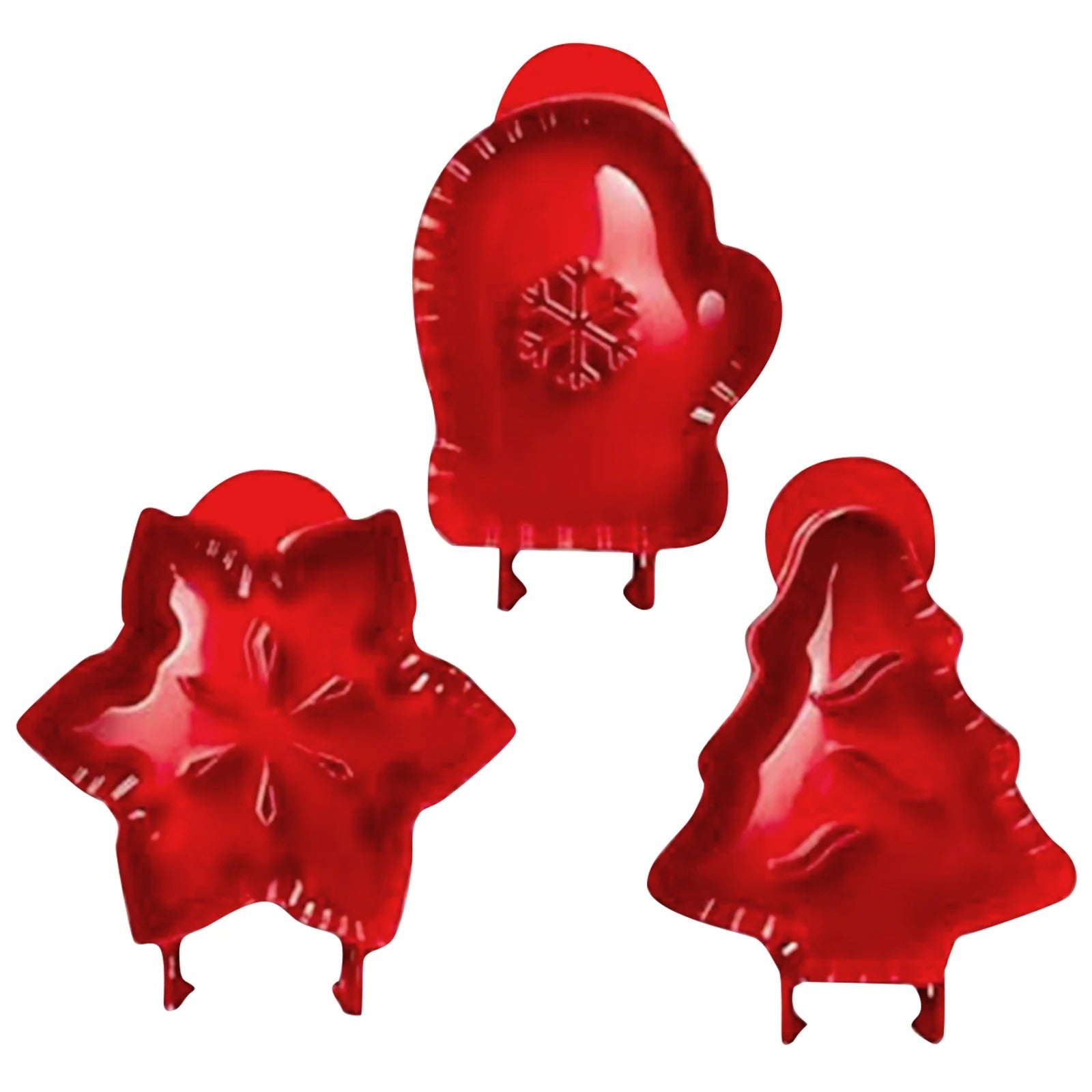 3Pc Christmas One-press Hand Pie Maker