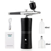 Airbrush Oxygen Injector Kit – Portable Rechargeable Airbrush for Nails, Cakes, Crafts & Skin Care