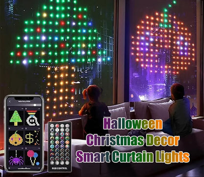 Bluetooth Curtain Light Christmas Atmosphere LED Light String