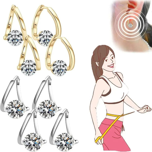 Lymphvity Magnetic Therapy Germanium Earrings – Natural Lymphatic Drainage & Weight Loss Support