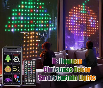 Bluetooth Curtain Light Christmas Atmosphere LED Light String
