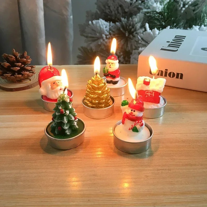 3pcs Creative Christmas Scented Candles Gift Box