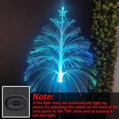 Seven Colors Gradient Solar Christmas Tree Light