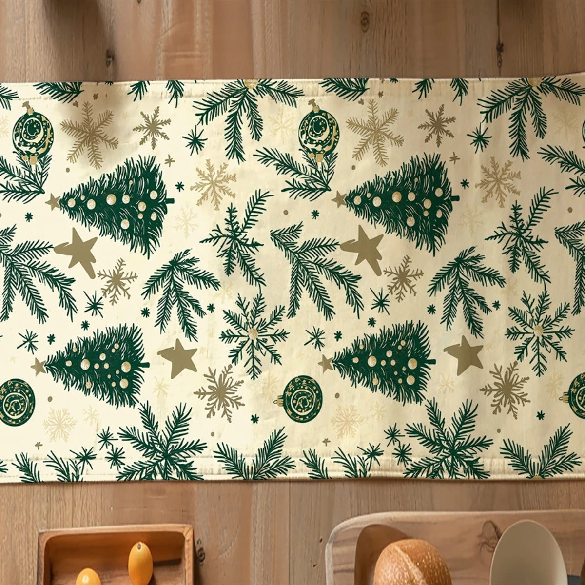 Christmas Gratitude Printed Tablecloth