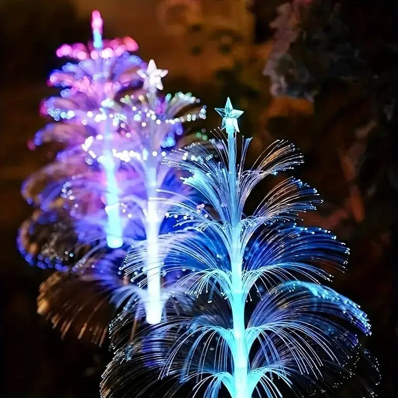 Seven Colors Gradient Solar Christmas Tree Light