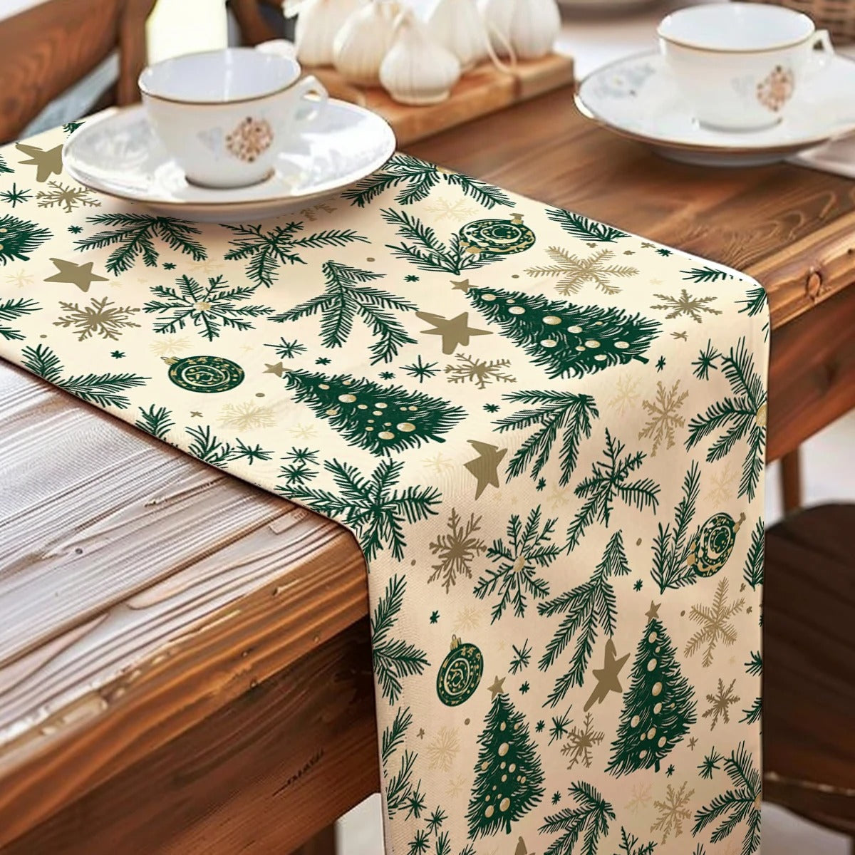 Christmas Gratitude Printed Tablecloth
