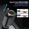 5-in-1 - 45W Fast Car Charger with USB-C, Starlight LED, Aromatherapy & Air Freshener – For iOS & Android