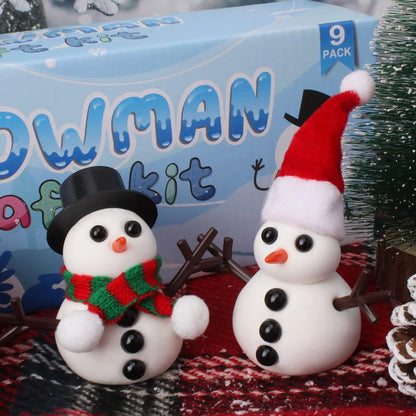 86 pc Build a Snowman Clay Kit Set