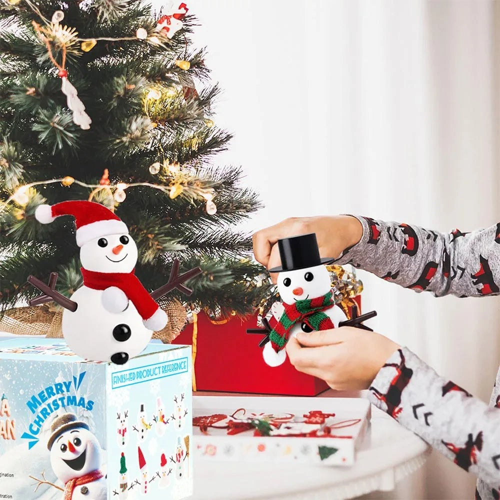 86 pc Build a Snowman Clay Kit Set