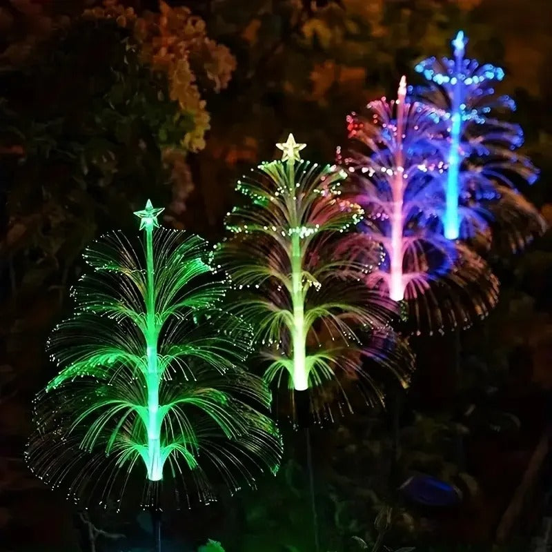 Seven Colors Gradient Solar Christmas Tree Light