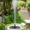 Solar-Powered Fountain Pump with 6 Nozzles & 2 Connector Heads – Ideal for Bird Baths, Ponds, and Gardens