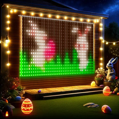 Bluetooth Curtain Light Christmas Atmosphere LED Light String