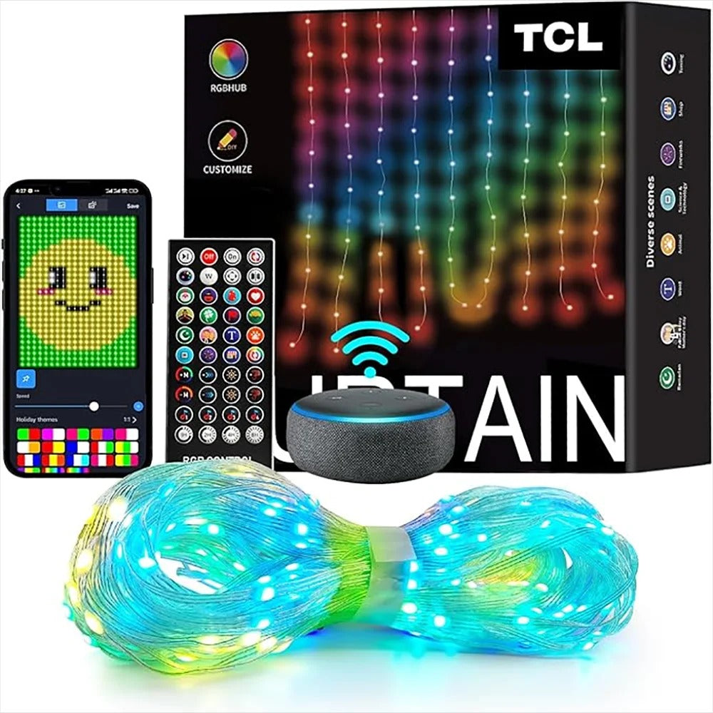 Bluetooth Curtain Light Christmas Atmosphere LED Light String
