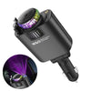 5-in-1 - 45W Fast Car Charger with USB-C, Starlight LED, Aromatherapy & Air Freshener – For iOS & Android